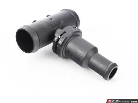 ES#315241 - 1K0121087R - Radiator Coolant Hose Adapter Cooling System Bypass Line Adapter - Plastic T piece that connects two cooling lines - Genuine Volkswagen Audi - Audi Volkswagen