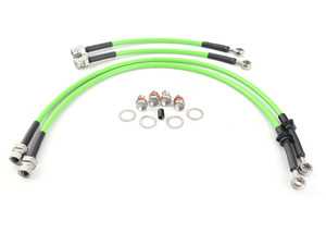 ES#3245749 - HVW4126GRN - Sport Brake Lines - Kit (Green) - Stainless steel kit to improve pedal feel in your vehicle - Neuspeed - 