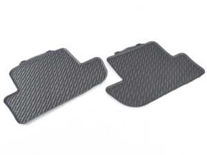 ES#2165759 - 51472163803 - Rear Rubber Floor Mats - Black - All weather protection for your BMW - Genuine BMW - BMW