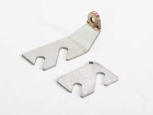 ES#4315643 - S28997F - Litronics Bracket Kit - Front - Includes 1 Litronic bracket and 1 matching 1mm shim for GT3 control arms - Rennline - Porsche