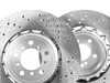 ES#3448773 - 34112284969KT6 - Front and Rear Performance Brake Service Kit - When stock braking performance just won't do - includes brand new OE rotors with Hawk HPS 5.0 brake pads - Assembled By ECS - BMW