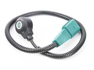 ES#2894890 - 06E905376A - Green Knock Sensor With Harness - 465mm - Detects engine ping for timing adjustment, 465mm length with green connector - Vemo - Audi Volkswagen