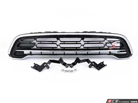 ES#2782161 - 63132360284 - Bracket And Grille - Used with the additional fog / rally light install kit - Genuine MINI - MINI