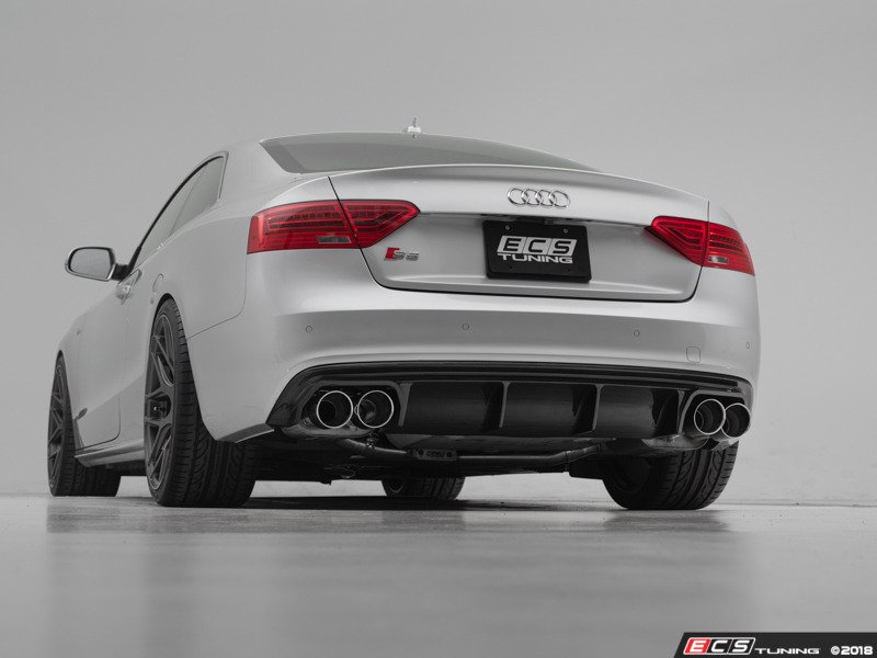 ECS - 023409ECS01 - Audi Facelift B8.5 S5 / A5 S-Line Carbon Fiber Rear ...