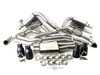 ES#3499447 - SSXAU707 - Cat-Back Exhaust System - Resonated With Valves - 2.50" stainless steel with quad GT-100 Cerakote black tips - Milltek Sport - Audi