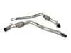 ES#3499447 - SSXAU707 - Cat-Back Exhaust System - Resonated With Valves - 2.50" stainless steel with quad GT-100 Cerakote black tips - Milltek Sport - Audi