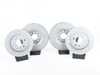 ES#3184281 - 8E0615301ADK5KT - Front & Rear Premuim Brake Service Kit - Featuring Zimmermann rotors and Akebono Euro Ceramic pads - Assembled By ECS - Audi