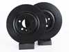 ES#2961519 - RK1846 - Rear Ultimax Series Brake Rotors - Pair(330x22mm) - An OE quality replacement disc, made of the finest grade iron and a perfect replacement disc for any car. - EBC - Audi