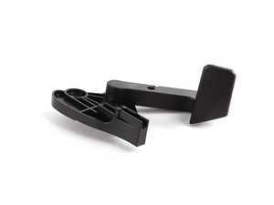 ES#441735 - 8E1823533B01C - Hood Release Lever - Satin Black - Located inside the vehicle on the lower left a-pillar - Genuine Volkswagen Audi - Audi