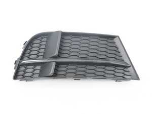ES#3180670 - 8V3807682NESM - Lower Bumper Grille - Satin Black/Dark Chrome - Right - Keep your exterior looking clean - Genuine Volkswagen Audi - Audi