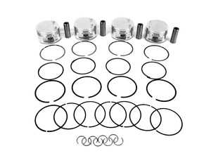 ES#3612517 - 284779 - JE Performance Forged Piston Set  - Includes rings, wrist pins, and pin locks - 82.5mm bore +.5mm overbore, 10.38:1 CR, 92.8mm stroke (stock) - JE Piston - Audi Volkswagen