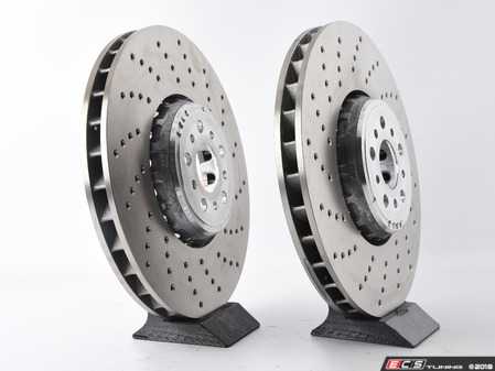 ES#3639527 - 34117991101KT - Front Brake Rotors - Pair (395x36mm) - Factory replacement front brake rotors - Genuine BMW - BMW