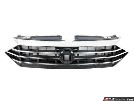 ES#3562021 - 17A853651RIDJ - Radiator Grille - Black/Chrome - Bring your cars looks back to life - Genuine Volkswagen Audi - Volkswagen