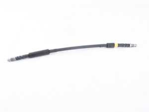 ES#3277122 - 95835911101 - Front Hydraulic Sway Bar Hose - Braided Steel with Yellow Stripe - For vehicles with Porsche Dynamic Chassis Control (PDCC) - Genuine Porsche - Porsche