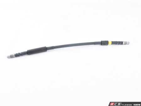 ES#3277122 - 95835911101 - Front Hydraulic Sway Bar Hose - Braided Steel with Yellow Stripe - For vehicles with Porsche Dynamic Chassis Control (PDCC) - Genuine Porsche - Porsche