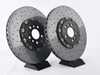 ES#3639523 - 34217991107KT - Rear Carbon Ceramic Brake Rotors - Pair  - Pair of replacement rear carbon ceramic brake rotors - Genuine BMW - BMW