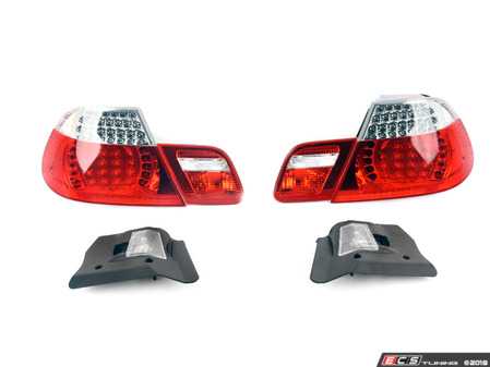 ES#3603898 - 61120153650KT3 - Clear Face Lift Tail Let Set  - Includes inner and outer tail lights - Genuine BMW - BMW