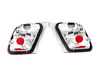 ES#3603898 - 61120153650KT3 - Clear Face Lift Tail Let Set  - Includes inner and outer tail lights - Genuine BMW - BMW