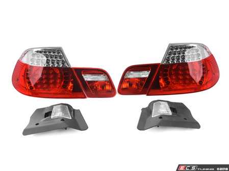 ES#3603899 - 61120153650KT4 - Clear Face Lift Tail Let Set  - Includes inner and out tail lights and a wiring harness adapter for ease of install - Genuine BMW - BMW