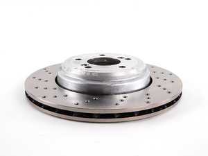 ES#254804 - 34212283803 - Brake Rotor - Left Rear - (NO LONGER AVAILABLE) - Cross drilled 350x24 - Genuine BMW - 