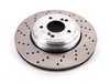 ES#254804 - 34212283803 - Brake Rotor - Left Rear - (NO LONGER AVAILABLE) - Cross drilled 350x24 - Genuine BMW - 