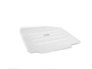 ES#2840576 - TM08SILVER - Silver Rennline Track Mat - Passenger Side - Protect your carpet and give your Porsche a race-inspired look - Rennline - Porsche