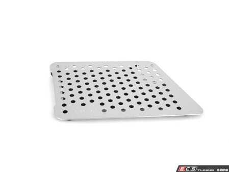 ES#2840019 - F16PSILVER - Perforated Aluminum Floor Board - Silver - Right side fitment - Rennline - Porsche