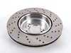 ES#254804 - 34212283803 - Brake Rotor - Left Rear - (NO LONGER AVAILABLE) - Cross drilled 350x24 - Genuine BMW - 