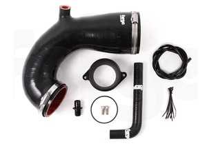 ES#3647599 - FMINLH9  - Forge Motorsport High Flow Turbo Inlet Pipe  - Replace your restrictive factory inlet with a smooth bore multi-ply silicone hose which increases air flow, improving efficiency and performance! - Forge - Audi