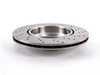 ES#254804 - 34212283803 - Brake Rotor - Left Rear - (NO LONGER AVAILABLE) - Cross drilled 350x24 - Genuine BMW - 