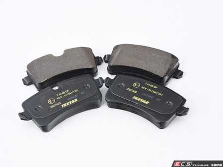 ES#2812830 - 4G0698451 - Brake Pad Set - Rear - Includes brake pad wear sensors - Textar - Audi