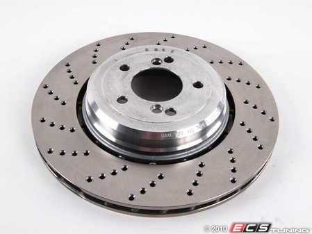 ES#60303 - 34212282807 - E60 M5 Rear Brake Rotor - Left - (370x24) - Genuine BMW - BMW