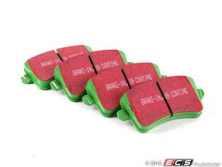ES#2070707 - DP21988 - Rear GreenStuff Performance Brake Pad Set - Mildly upgraded pad, great for an afternoon of sporty driving - EBC - Audi