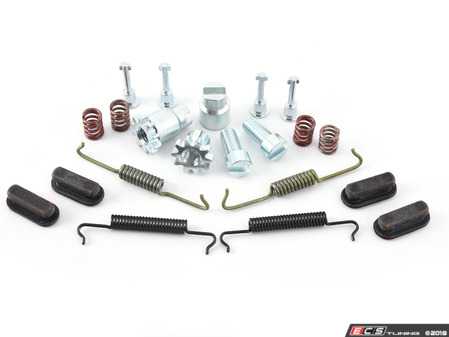 ES#3191051 - HW7335 - Parking Brake Hardware Kit - Includes hold-down springs and adjusters. One kit services rear axle. - Dorman - Audi Volkswagen