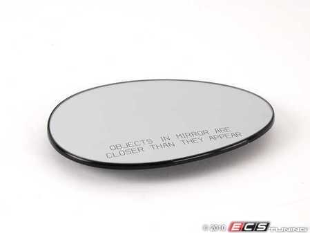 ES#81930 - 51162755630 - Mirror Glass Convex Heated - Passenger Side  - Replace your broken or non working heated mirror glass - Genuine MINI - MINI