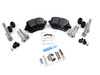 ES#3536938 - 025997ECS0371KT - Performance Rear Brake Service Kit (282x12) - Includes ECS V5 slotted rotors and ECS EP24 Enthusiast Performance pads - Assembled By ECS - Volkswagen