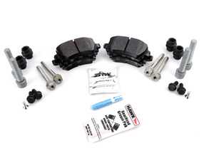 ES#3536938 - 025997ECS0371KT - Performance Rear Brake Service Kit (282x12) - Includes ECS V5 slotted rotors and ECS EP24 Enthusiast Performance pads - Assembled By ECS - Volkswagen