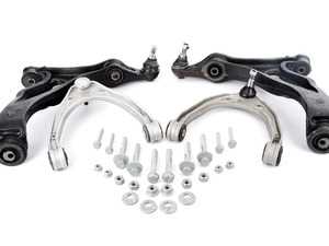 ES#3647147 - 95534101733KT - 28 Piece Front Upper & Lower Control Arm Kit With Hardware - Comprehensive Kit to get your Cayenne's front end back to new - Assembled By ECS - Porsche