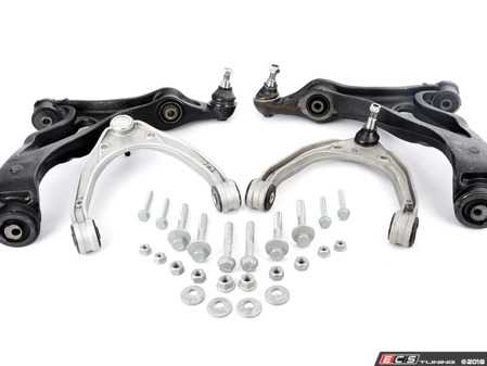 ES#3647147 - 95534101733KT - 28 Piece Front Upper & Lower Control Arm Kit With Hardware - Comprehensive Kit to get your Cayenne's front end back to new - Assembled By ECS - Porsche
