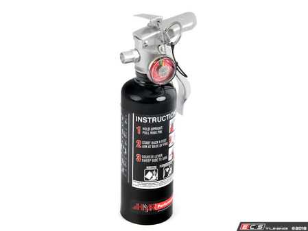 ES#3504969 - HG100B - HalGuard&trade; Clean Agent Black Fire Extinguisher - 1.4 lb. - (NO LONGER AVAILABLE) - Protect your investment with a fire extinguisher that attacks fires involving flammable liquids quickly and safely, with no danger of electric shock, and without leaving a damaging residue to clean up. - H3R Performance - Audi BMW Volkswagen Mercedes Benz MINI Porsche