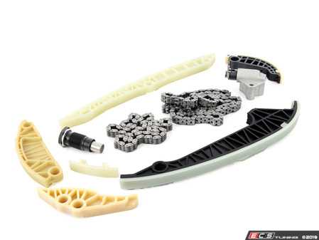 ES#3194414 - 06H109469ANKT1 - Basic Timing Chain Kit  - New rails, chains and tensioners to keep your engine running strong - Assembled By ECS - Audi