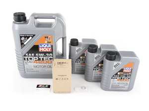 ES#2953869 - 059198405KT2 - Oil Service Kit - Includes Liqui Moly oil, HENGST filter - Assembled By ECS - Audi Volkswagen