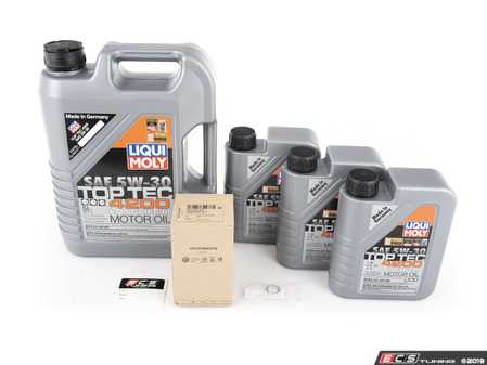 ES#2953869 - 059198405KT2 - Oil Service Kit - Includes Liqui Moly oil, HENGST filter - Assembled By ECS - Audi Volkswagen