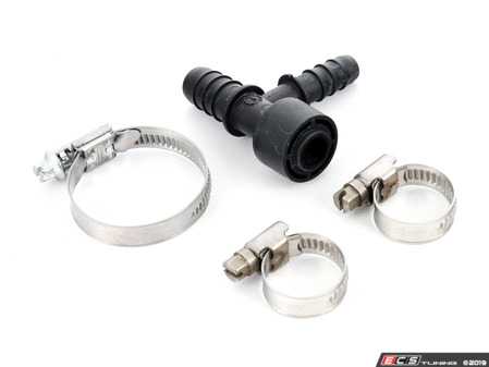 ES#2823250 - 06B103245KT - Pressure Control Valve (PCV) Repair Kit - Located under the intake manifold. Includes hose clamps - Assembled By ECS - Audi
