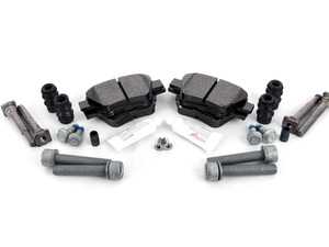 ES#3536834 - 025997ECS0293KT - Performance Rear Brake Service Kit (272x10) - Featuring ECS V5 cross drilled and slotted rotors and ECS EP24 Enthusiast Performance pads - Assembled By ECS - Volkswagen