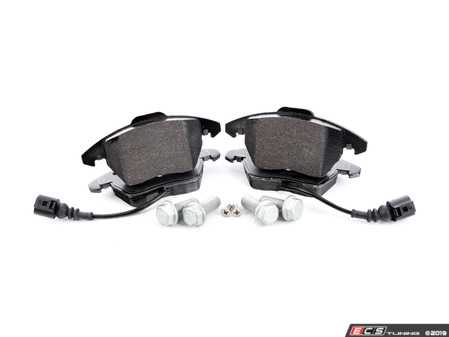 ES#3536730 - 025997ECS0243KT - Performance Front Brake Service Kit (312x25) - Featuring ECS V5 slotted rotors and ECS EP24 Enthusiast Performance pads - Assembled By ECS - Audi Volkswagen