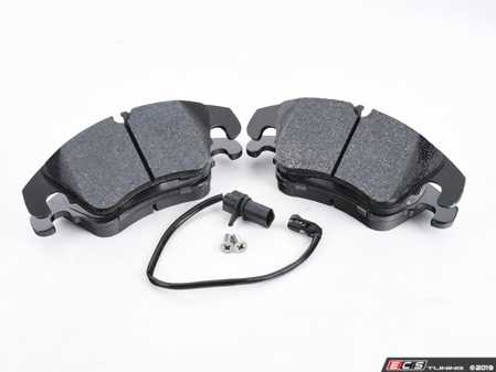 ES#3537757 - 025997ECS0626KT - Performance Front Brake Service Kit - Featuring ECS V5 Slotted rotors and ECS EP24 Enthusiast Performance pads - Assembled By ECS - Audi
