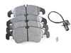 ES#3537751 - 025997ECS0620KT - Performance Front Brake Service Kit - Featuring ECS V5 Drilled & Slotted rotors and ECS EP24 Enthusiast Performance Pads - Assembled By ECS - Audi