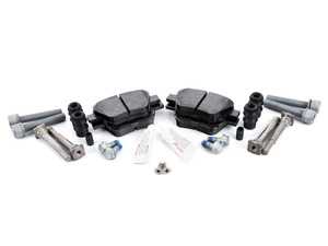 ES#3536840 - 025997ECS0299KT - Performance Rear Brake Service Kit (272x10) - Featuring ECS V5 slotted rotors and ECS EP24 Enthusiast Performance pads - Assembled By ECS - Volkswagen