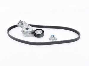 ES#3561382 - 06A260849KT - Accessory Belt Kit - Keep your accessories running properly with a new tensioner and drive belt in this accessory drive belt service kit - Assembled By ECS - Audi Volkswagen